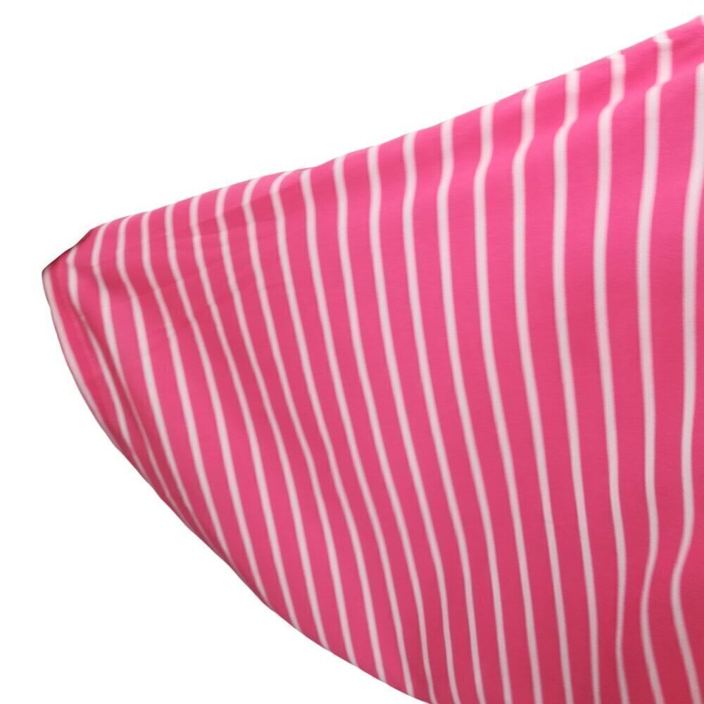 Studio 189 Short Sleeve Kimono Size M Pink Silk Cotton Open Front Striped Batik - Picture 2 of 13